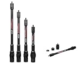 LWANO Compound Bow Archery Stabilizer 6 Inch Balance Bar for Vibration Reduction, Carbon Fiber Lightweight and Durable, Ideal for Hunting and Target Shooting (6 inch)