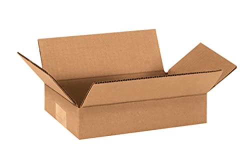 Image of Secure Seal - 9x6x2 Pack of 50 Corrugated Cardboard Packing Shipping Mailing Moving Carton Boxes