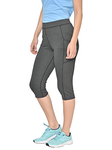 Image of CHKOKKO Women's High Rise Regular Fit Polyester Blend Leggings