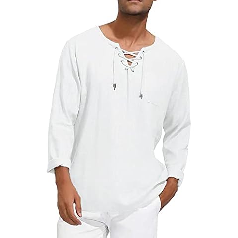 Chemise à col en coton - Cardigan homme Generic Cover