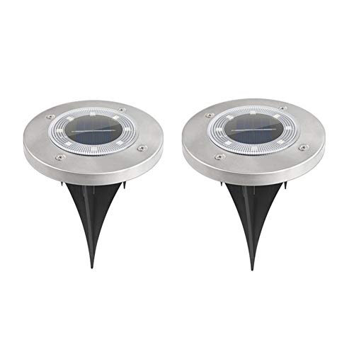 Preisvergleich Produktbild KUOZEN Solar Gartenleuchte Solarlampe Garten Garten Led Solar Außenleuchten Solarbetrieben LED Solarleuchten Im Freien Solarleuchten Für Den Außenbereich 2pcs