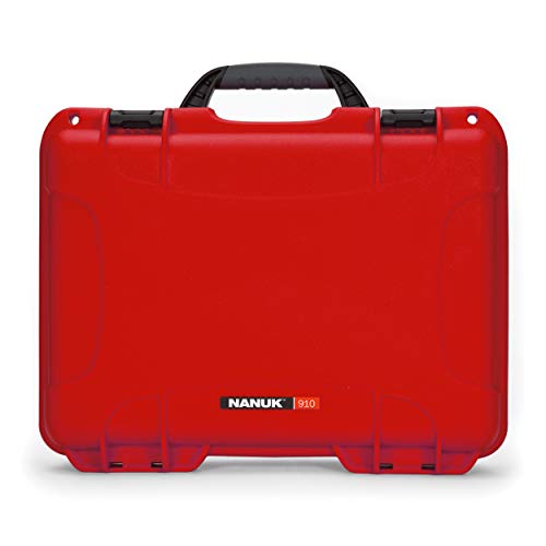 Nanuk 910 Waterproof Hard Case Empty - Red (910-0009)