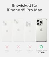 Ringke Onyx Magnetic für iPhone 15 Pro Max Hülle, [Kompatibel mit MagSafe] Griffig rutschfest Anti-Fingerabdruck Stoßfest Kratzfest Handyhülle mit Präzisen Kameraausschnitten - Dark Green – Ansicht 2