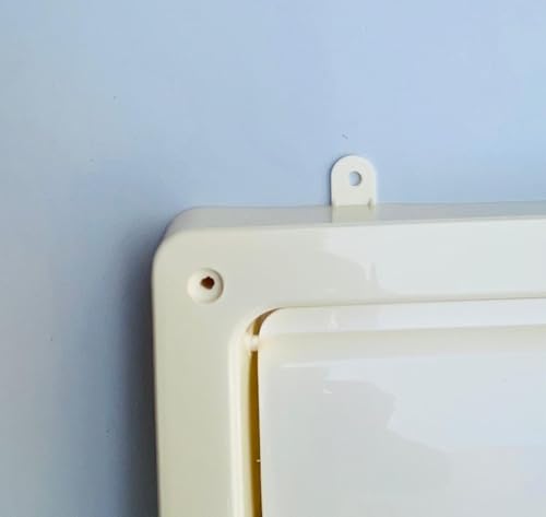 Image of 12 Inch PVC EXHAUST FAN LOUVER | FLAPPER | PLASTIC SHUTTER | ABS | FRAME SIZE 13 * 13.