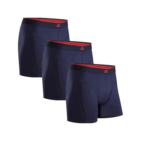 DANISH ENDURANCE Bamboo Boxer Shorts, 3 Pack Cover