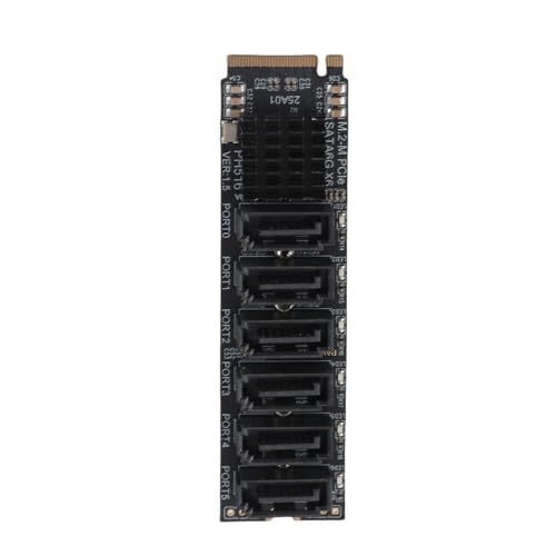Carte adaptateur M.2 vers PCIe Dioche avec puce ASM1166 haute vitesse 12V