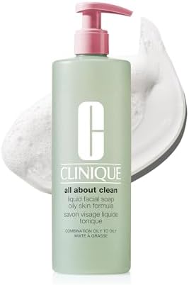 All About Clean Liquid Facial Soap | Gentle Face Cleanser For Oily Skin | Type 3 & 4 Face Wash | Step 1 in 3-Step Skin Care Routine