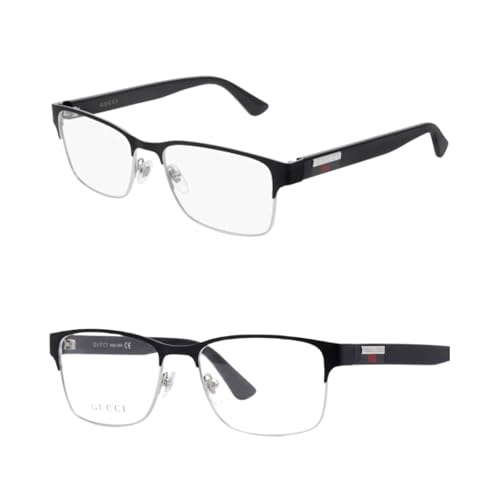 Gucci GG0750O Designer Fashion Eyeglasses Stylish Metal Rectangular l Frame Eyewear with Luxury eSHADES Kit - Embrace Sophistication and Elegance