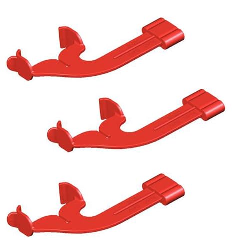 AmeriCan Goods 3/Pack Dental XCP-DS 2V Bitewing Basket 6100 Digital Sensor Holders, Red B-Blocks Autoclavable #2 Vertical