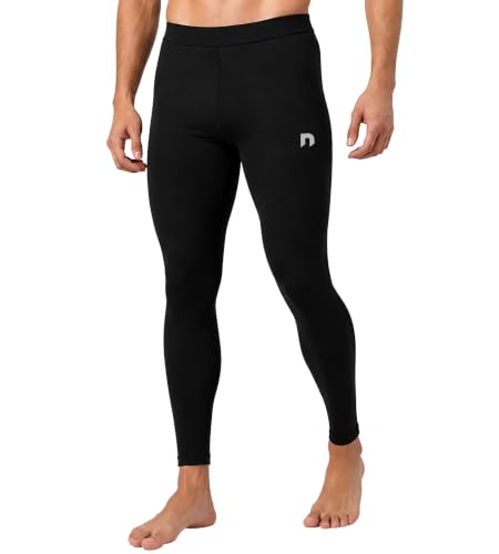Image of NEVER LOSE Compression Pants Tights, Skins, Men's Legging, Base Layer for Gym, Running, Swimming, Cricket, Cycling, Football, Yoga, Basketball, Tennis, Badminton & More