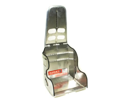 KIRKEY Seat, 24 Series Child, 11 in Wide, 8 Degree Layback, Requires Snap Cover, Aluminum, Natural, Each