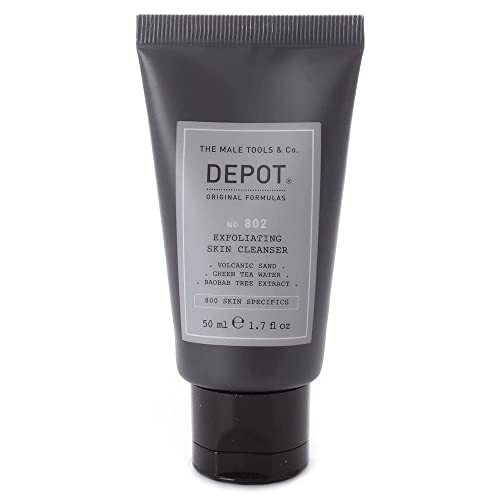 Depot 802 Exfoliating Skin Cleaner 50 ml da uomo, SSCV010, Black, 50 ml (Pack of 1)