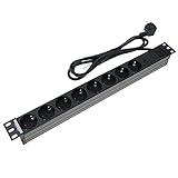 Interconexión de los zócalos schuko hembra mediante busbar interior rígida.