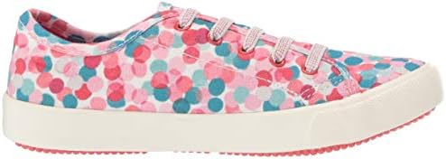 Joules Unisex-Child JNR Coast Pump Sneaker, White Fairy Ditsy, 9 M US Little Kid | Image 5