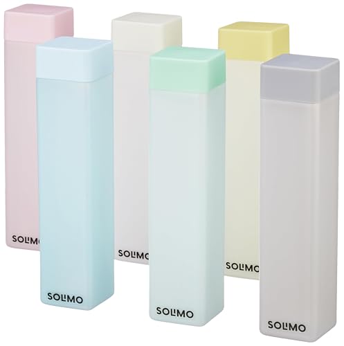 Amazon Brand - Solimo Unbreakable Round Plastic Water Bottle | Leak Proof | BPA Free | Ideal for Gym, Office, Home, Travel, College | 1 Litre Each | Set of 6 | Multi-Colour (B0D3GS769N) Amazon Price History, Amazon Price Tracker