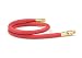 TEKTON 46347 3/8-Inch I.D. by 3-Foot 250 PSI Rubber Whip Air Hose with 1/4-Inch MPT Swivel End