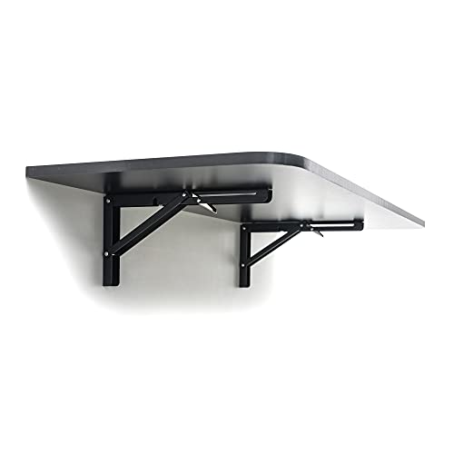 Mesa Dobrável Bemfixa 9823 80x41cm em MDP, BemFixa, Preto