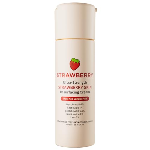Strawberry® Resurfacing Cream for Keratosis Pilaris - KP Bump Eraser for Strawberry Skin -...