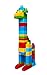 Mega Bloks First Builders Big Building Bag with Big Building Blocks, Building Toys for Toddlers (80 Pieces) - Blue Bag