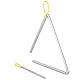 KEILEOHO 10 Stück Triangel Musikinstrument mit Schlägel, 15 cm/ 6 Zoll Triangle Percussion Dreieck Instrument für Praxis, Professionelle Aufführungen