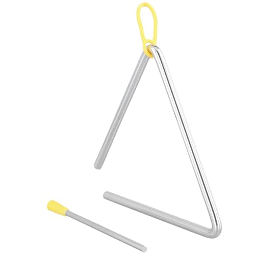 Triangle de percussion 15 cm KEILEOHO lot de 10 instruments de musique école - 4