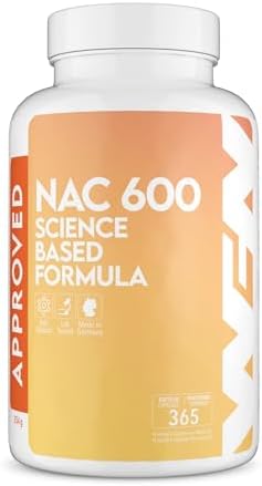 WFN Approved NAC 600 mg por cápsula - N-Acetil-L-Cisteína - Sumin...