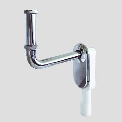 UP-Siphon Sanit 1 1/4"x40/50 f.Wascht. mit Ablaufbogen verchromt 31.601.00..0000