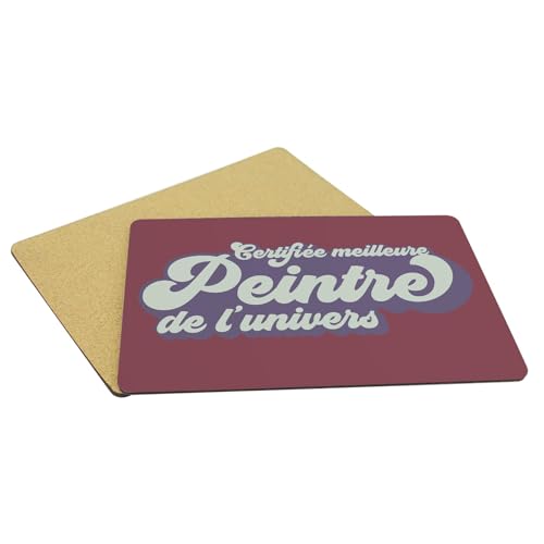 Set de table rouge antidérapant grand format isolant pour assiette chaude - 5