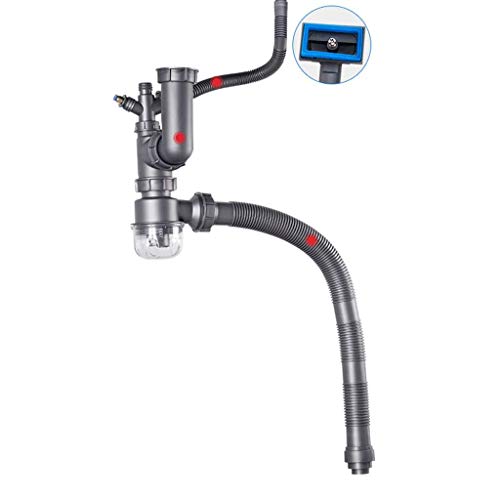 Küchenspüle Küchenspüle Abflussrohranschlüsse Küchenwasserreiniger Geschirrspüler Abflussrohr Wandsparendes Einzelschlitz Auslaufsicheres und