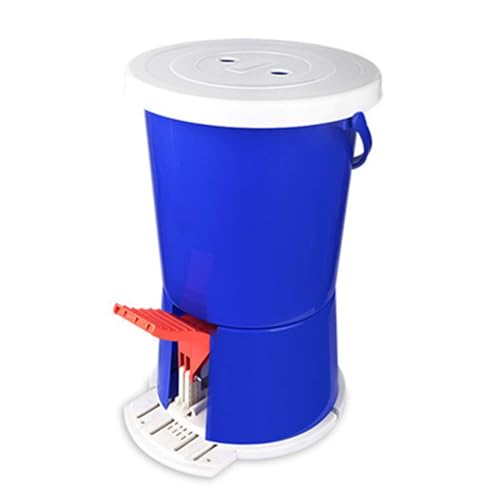 Mini Lavadora Operada con El Pie Lavandería Portátil No Eléctrica Lavadora 2 En 1 con Encimera para Dormitorio Lavadora Manual Lavadora con Pedal para Acampar, Dormitorios, Apartamentos