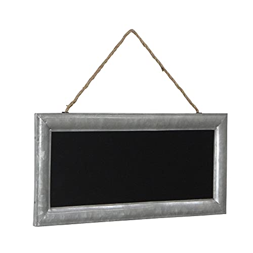 Cheung pour Femme Grand Format Argent Noir Objet Suspendu Métal 8 Pouces