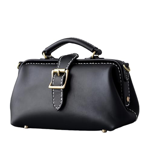 Leather Doctors Bag- Doctor Style Bag, Leather Purse, Off Shoulder Bag, Monogram Leather Bag, Every Day Carry