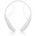 LG Electronics Tone Pro HBS-750 Bluetooth Wireless Stereo Headset - Retail Packaging - White