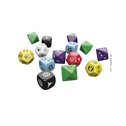 Star Wars Roleplaying Dice Edge of The Empire Rpg Dice, Multicoloured, Small - Image 2