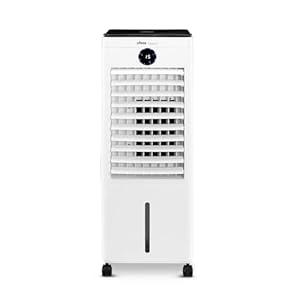 Ufesa Sapporo Climatizador Evaporativo, 100W, Función Fría y Ventilador, 3 Velocidades, 3 Modos, Panel Táctil, Depósito 12L, Temporizador 12h, Filtro Lavable, 2 Bloques de Hielo, Mando a Distancia