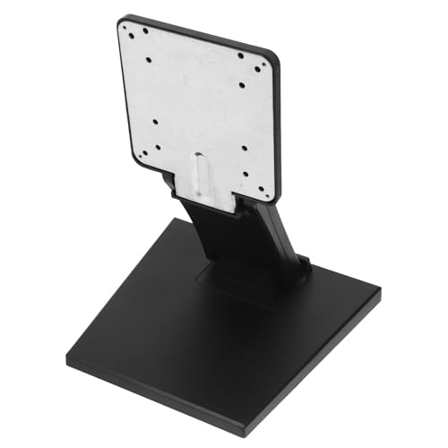 Support de télévision pliable en fer noir POPETPOP pour écran tactile 10-27 pouces de bureau