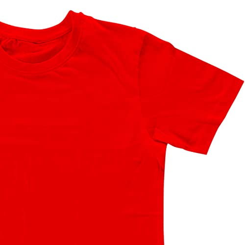 Image of Baby Boy /Girl's Plain Round Neck Half Sleeve Super Combed Cotton T-Shirt
