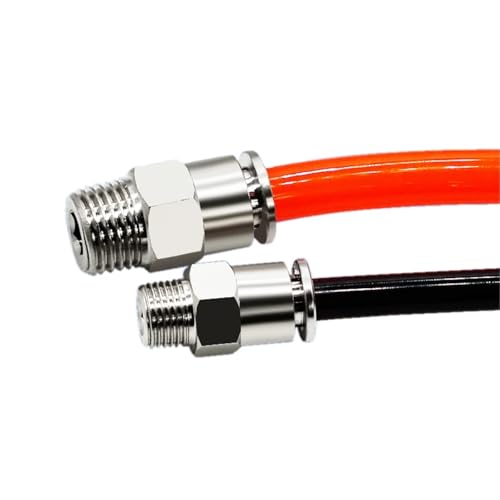 Conector neumático PC12-02 recto con rosca macho de cobre manguera de 12mm 6 uds 6