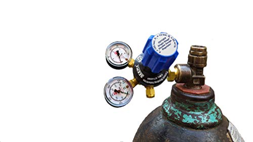 SEEMA® Single Stage Double Gauge Oxygen Gas Pressure Regulator (ISI Certified)