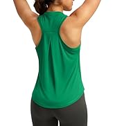 SANTINY Women's Sleeveless Workout Tops Lightweight Tennis Yoga Gym Athletic Running Shirts Racer...