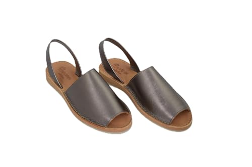 Macarena Collection Huarache 4155 Sandales mexicaines faites à la main en cuir pour femme | Sandales confortables et élégantes pour femme, Oxford, 41 EU