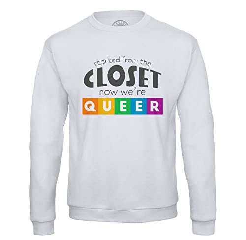 Fabulous Sweatshirt für Männer Started in The Closet Now We're Queer LGBTQ+ Schwule Lesben