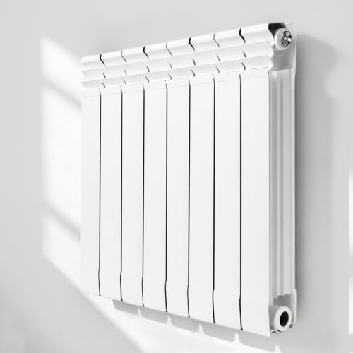 Hydronic Copper Aluminum Radiator, 8 Section Wall…