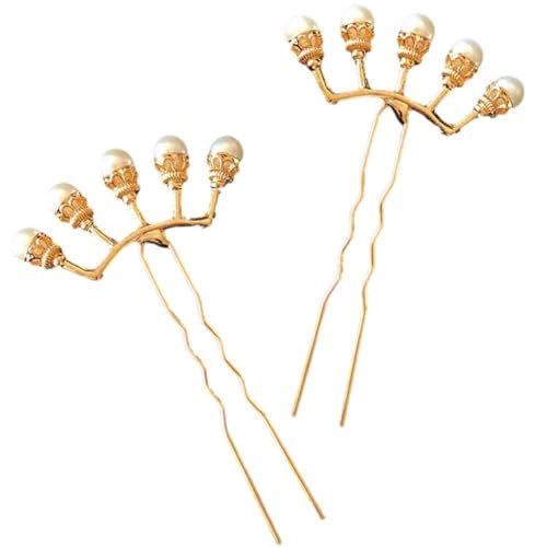 Accessorio per versatile: ideale per varie occasioni, dagli eventi formali alle uscite casuali, questa forchetta per a forma di U è un accessorio versatile che integra una vasta gamma di abiti, tra cui l'abbigliamento tradizionale Hanfu.
