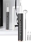 Teeth Cleaning Kit, Electric Tooth Cleaner Tool for Oral Care, 4 Work Modes, for Use at Home (Black)