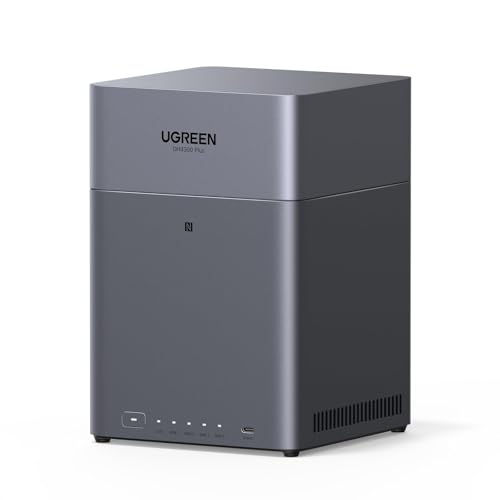 UGREEN NASync DH4300 Plus 4-Bay Desktop NAS, 2,5 GbE-LAN-Port,...