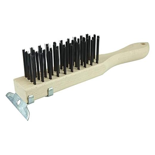 Heavy-Duty Hand Wire Scratch Brush Set