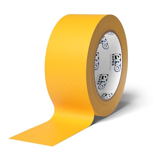 Pro Tapes Pro 788 Ultimate Mask Yellow 2" x60yds Premium Low-tack, 60-Day Removal Masking Tape