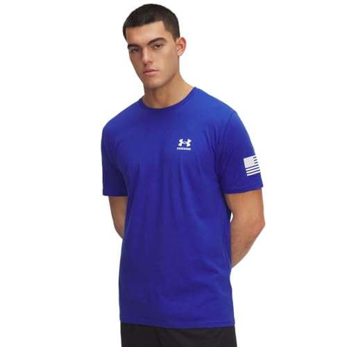 Under Armour Men's Freedom Flag Short Sleeve T Shirt, (400)