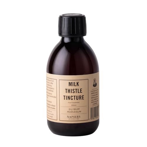 Napiers Milk Thistle Tincture - Herbal Liquid Extract with Silymarin - Supports Liver - 250ml